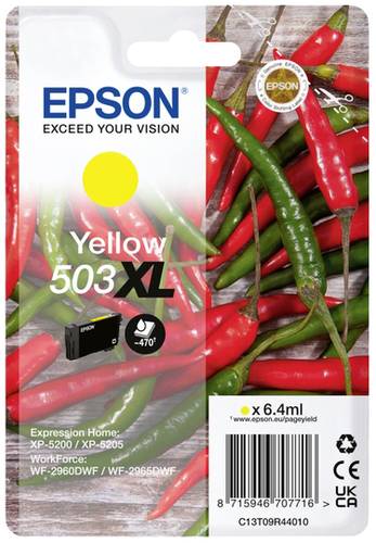 Epson Druckerpatrone T09R4, 503XL Original Gelb C13T09R44010 von Epson