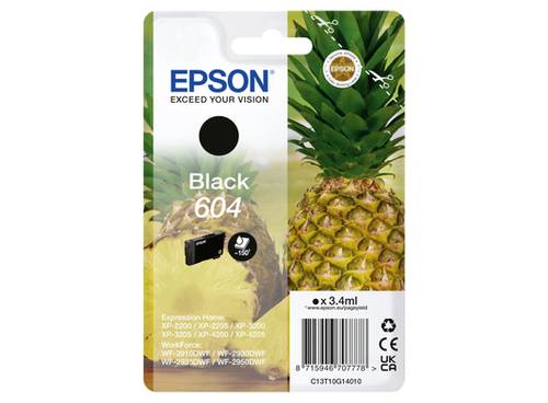 Epson Druckerpatrone T10G1, 604 Original Schwarz C13T10G14010 von Epson