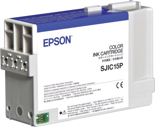 Epson Druckerpatrone SJIC15P Original Cyan, Magenta, Gelb C33S020464 von Epson