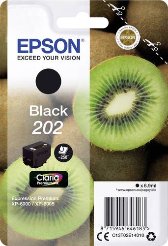 Epson Druckerpatrone T02E1, 202 Original Schwarz C13T02E14010 von Epson
