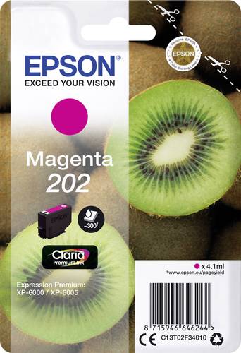 Epson Druckerpatrone T02F3, 202 Original Magenta C13T02F34010 von Epson