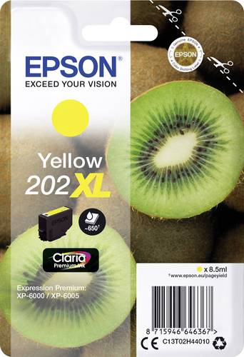 Epson Druckerpatrone T02H4, 202XL Original Gelb C13T02H44010 von Epson