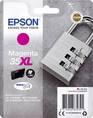 Epson Druckerpatrone T3593, 35XL Original Magenta C13T35934010 von Epson