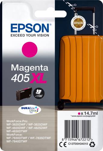 Epson Druckerpatrone T05H3, 405XL Original Magenta C13T05H34010 von Epson