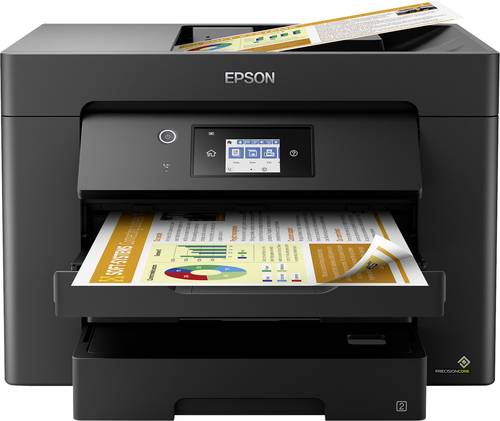 Epson WorkForce WF-7830DTWF Tintenstrahl-Multifunktionsdrucker A3 Drucker, Kopierer, Scanner, Fax Du von Epson