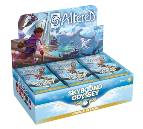 Equinox Altered – Skybound Odyssey Display mit 36 Booster, Umfangreiche Deck-Erweiterung für Altered, Strategisches Kartenspiel zum Sammeln, Ab 13 Jahren, 2 Spieler, 20 Minuten, Englisch von Equinox