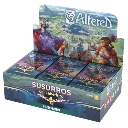 Equinox Altered: Flüstern des Labyrinth-Labyrinths, Sammelkartenspiel, ab 13 Jahren, für 2 Spieler, 30-60 Minuten pro Spiel, Spanisch, Mehrfarbig (ALTDISBO03ES) von Equinox