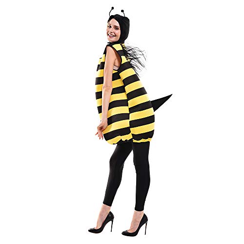 EraSpooky Biene Kostüm Halloween Bienchen Bienenkostüm für Erwachsene Unisex von EraSpooky