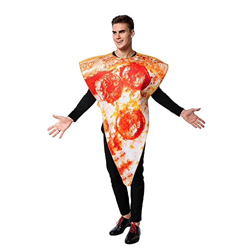 EraSpooky Cosplay Pizza Kostüm für Erwachsene lustige PartyOutfit Halloween-Kleidung von EraSpooky