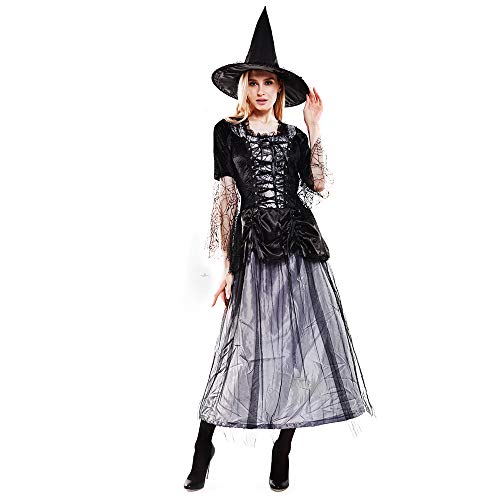 EraSpooky Damen Renaissance Spinnen Hexe Halloween Kostüm von EraSpooky