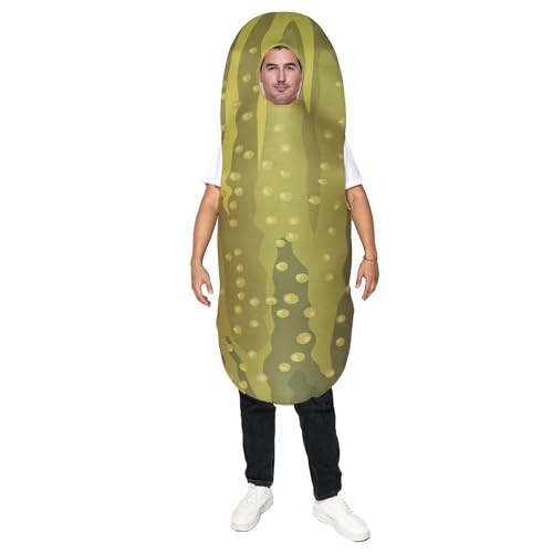 EraSpooky Eingelegtes Kostüm für Erwachsene, lustiges Halloween-Gurkenfutter, Outfits für Männer und Frauen EraSpooky Eingelegtes Kostüm für Erwachsene, lustiges Halloween-Gurkenfutter, Outfits für Männer und Frauen von EraSpooky