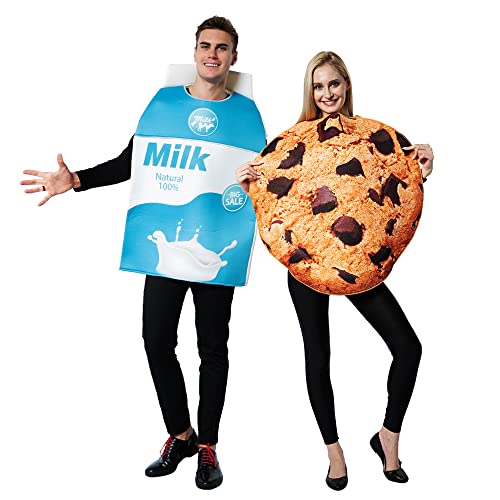 EraSpooky Erwachsene Milch Und Kekse Cosplay Kostüm Lustige Party Outfit Halloween Kleidung EraSpooky Erwachsene Milch Und Kekse Cosplay Kostüm Lustige Party Outfit Halloween Kleidung von EraSpooky