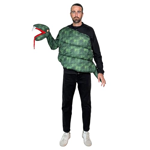 EraSpooky Erwachsenenkostüm Schlangenwickel, Grün EraSpooky Erwachsenenkostüm Schlangenwickel, Grün von EraSpooky
