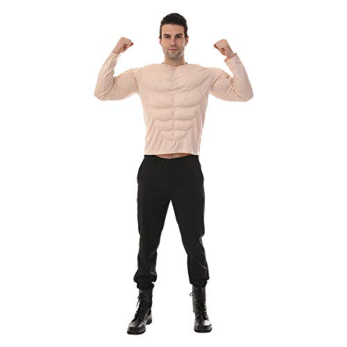 EraSpooky Halloween Cosplay Muskelmann Kostüm Lustiges Muskelsoldat Kostüm für Mottoparty EraSpooky Halloween Cosplay Muskelmann Kostüm Lustiges Muskelsoldat Kostüm für Mottoparty von EraSpooky