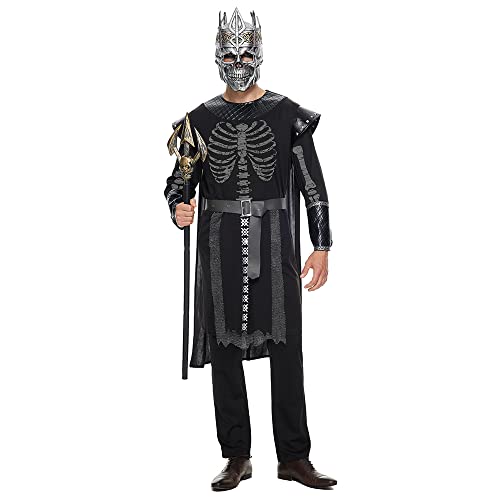 EraSpooky König des Totenkopf Kostüms für Erwachsene Männer, Halloween Cosplay EraSpooky König des Totenkopf Kostüms für Erwachsene Männer, Halloween Cosplay von EraSpooky