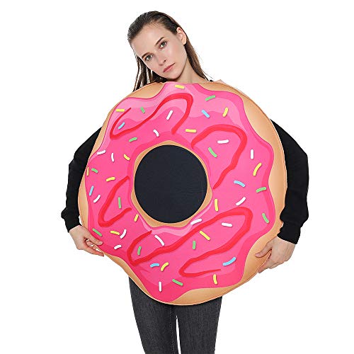 EraSpooky Krapfen Donut Nahrung Erwachsene Kostüm Kinder Snacks Lustige Herren Damen Kostüm Outfits von EraSpooky
