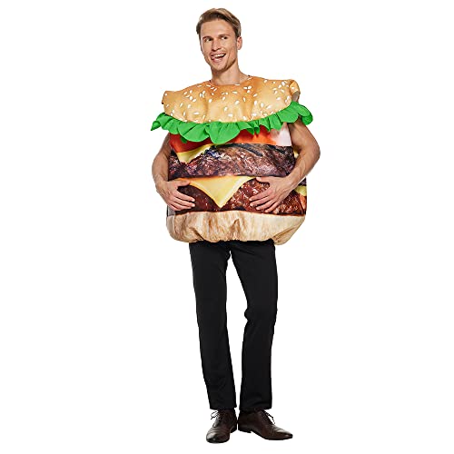 EraSpooky Sponge Burger Kostüm für Erwachsene für Halloween, Karneval, Cosplay, Themenparty EraSpooky Sponge Burger Kostüm für Erwachsene für Halloween, Karneval, Cosplay, Themenparty von EraSpooky