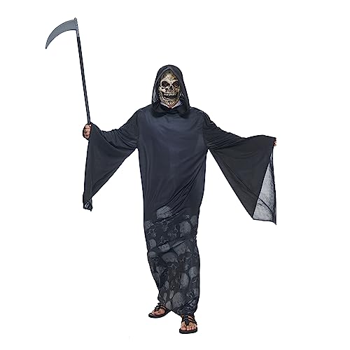 EraSpooky Tod mit Sichel Kostüm für Erwachsene Männer, Halloween Cosplay EraSpooky Tod mit Sichel Kostüm für Erwachsene Männer, Halloween Cosplay von EraSpooky