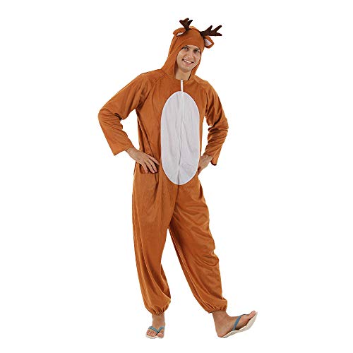 EraSpooky Weihnachts Rentier Kostüm für Erwachsene Elfenkostüm Unisex Hirsch Tier Onesie Party Overall M EraSpooky Weihnachts Rentier Kostüm für Erwachsene Elfenkostüm Unisex Hirsch Tier Onesie Party Overall M von EraSpooky