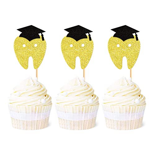 Ercadio 24 Stück Zähne Cupcake Topper Glitzer Gold Zahnarzt Zähne Cupcake Picks Congrats Zahnarzt Cupcake Topper 2023 Abschluss Cupcake Picks für Abschluss Thema Party Kuchen Dekors Supplies Ercadio 24 Stück Zähne Cupcake Topper Glitzer Gold Zahnarzt Zähne Cupcake Picks Congrats Zahnarzt Cupcake Topper 2023 Abschluss Cupcake Picks für Abschluss Thema Party Kuchen Dekors Supplies von Ercadio