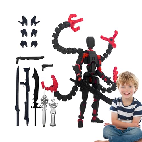 Erconsso 3D Gedruckte Spielfigur | Flexible Sensorik Figur,Mehrgelenkiges Deko Modell Für Kinder Erwachsene Sammler Vitrinenschrank von Erconsso