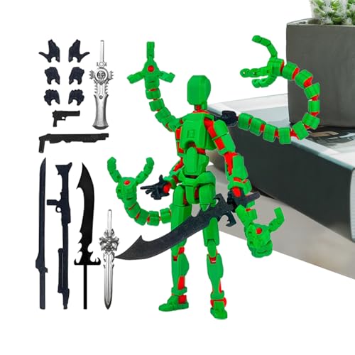 Erconsso Actionfigur 3D gedruckt,Bewegliches Spielzeug Für Kinder | Mehrfach Gelenkiges Modell Für Spieler Jugendliche Erwachsene Sammler von Erconsso
