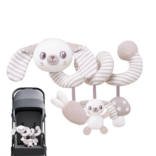 Erconsso Autositz Spielzeug - Spiral Kinderwagen Spielzeug | Tierische Lernaktivitäten für und Mädchen für Kinderbett Reisebett Reisen Park Urlaub und Outdoor Erconsso Autositz Spielzeug - Spiral Kinderwagen Spielzeug | Tierische Lernaktivitäten für und Mädchen für Kinderbett Reisebett Reisen Park Urlaub und Outdoor von Erconsso