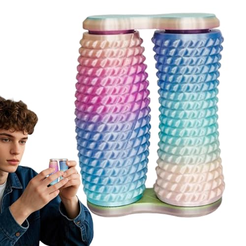 Erconsso Fingertrainer,3D-Druck Fidget Roller | Rotierender Leiser Begleiter, Novelty Deko Für Erwachsene Jugendliche Senioren Schüler Klassenzimmer Flugzeug Erconsso Fingertrainer,3D-Druck Fidget Roller | Rotierender Leiser Begleiter, Novelty Deko Für Erwachsene Jugendliche Senioren Schüler Klassenzimmer Flugzeug von Erconsso