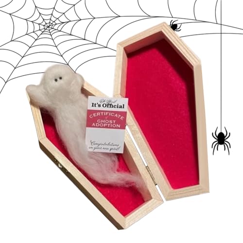 Erconsso Geist Plüschtier - Halloween Taschengeist Plüschtier | Grusel Deko Für Männer Familie Geburtstag Urlaub Reise Schreibtisch Bett Wohnung Auto Erconsso Geist Plüschtier - Halloween Taschengeist Plüschtier | Grusel Deko Für Männer Familie Geburtstag Urlaub Reise Schreibtisch Bett Wohnung Auto von Erconsso