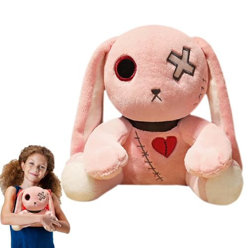 Erconsso Hase Stofftier,Dunkles Kaninchen Plüschtier | Kuschelkissen Zum Trösten Und Schlafen Als Begleiter Für Zuhause Unterwegs Erconsso Hase Stofftier,Dunkles Kaninchen Plüschtier | Kuschelkissen Zum Trösten Und Schlafen Als Begleiter Für Zuhause Unterwegs von Erconsso