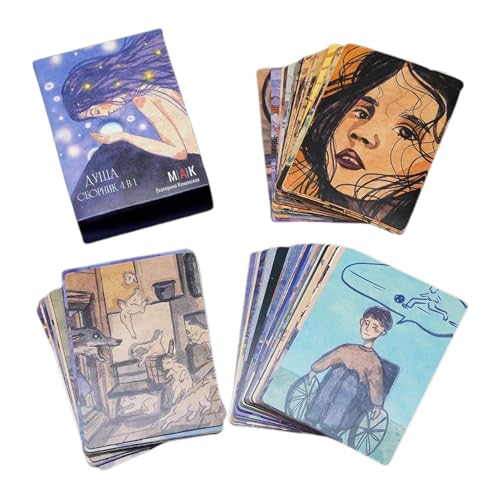 Erconsso Tarotkarten Für Anfänger | Spiel Tarot,Wahrsagerei Brettspiel Unterhaltung Spaßwerkzeug für Familienfeiern Partys Erwachsene Erconsso Tarotkarten Für Anfänger | Spiel Tarot,Wahrsagerei Brettspiel Unterhaltung Spaßwerkzeug für Familienfeiern Partys Erwachsene von Erconsso