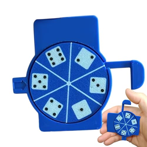 Erconsso Würfel ,Zubehör für Gesellschaftsspiele - 3D Gedruckter Tragbarer Fidget Für Tischspiele Gesellschaftsspiele Reise Geburtstag von Erconsso