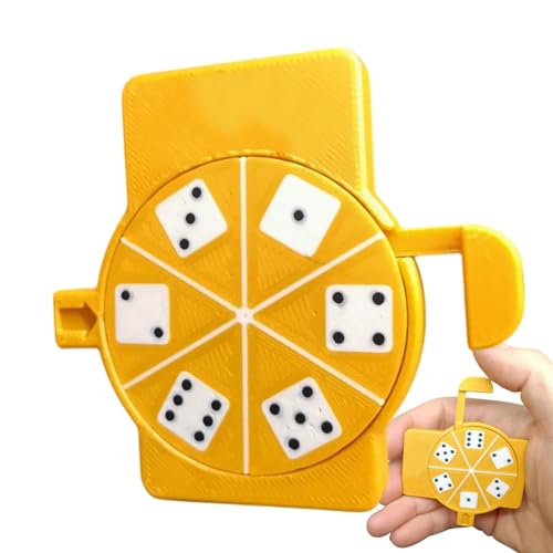 Erconsso Würfel Rad | Brettspiel Fidgetspielzeug | 3D Gedruckter Tragbarer Fidget Für Tischspiele Gesellschaftsspiele Reise Geburtstag von Erconsso