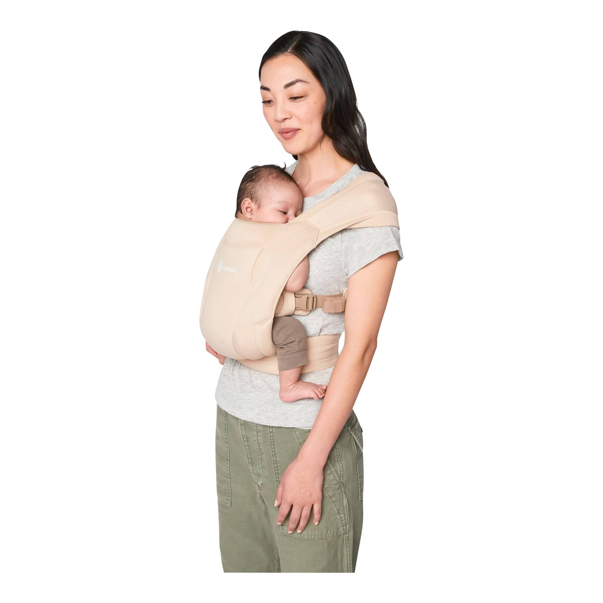 Ergobaby® Embrace Soft Air Mesh Babytrage, 3 Tragepositionen von Ergobaby