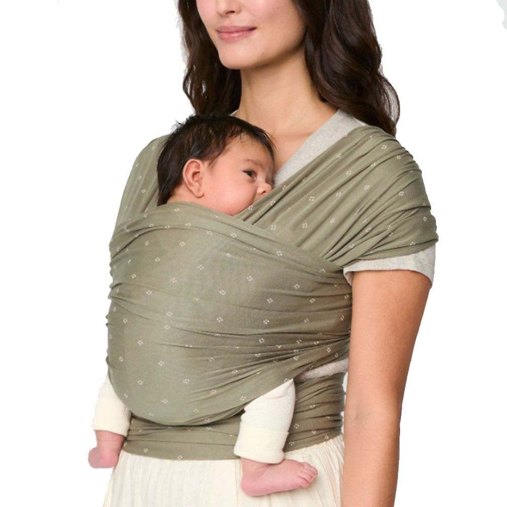 Ergobaby Aura Wrap Knit Tragetuch, Olive Diamonds Ergobaby Aura Wrap Knit Tragetuch, Olive Diamonds von Ergobaby