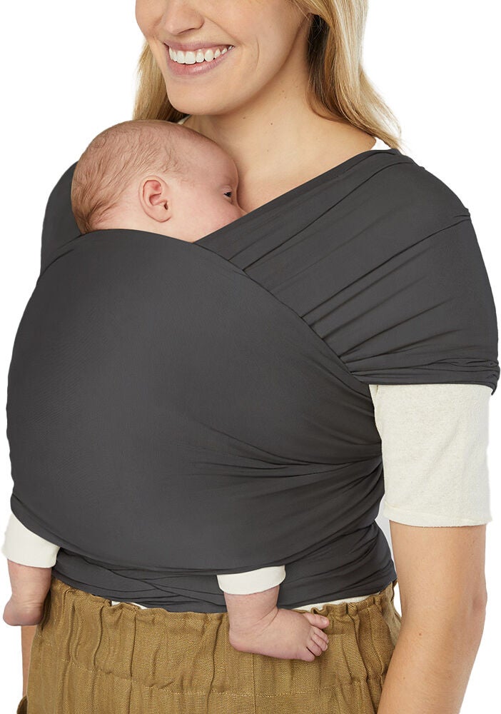 Ergobaby Aura Wrap Knit Tragetuch, Soft Black Ergobaby Aura Wrap Knit Tragetuch, Soft Black von Ergobaby