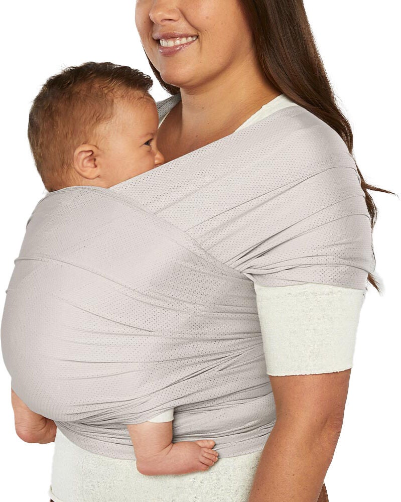 Ergobaby Aura Wrap Mesh Tragetuch, Soft Grey Ergobaby Aura Wrap Mesh Tragetuch, Soft Grey von Ergobaby