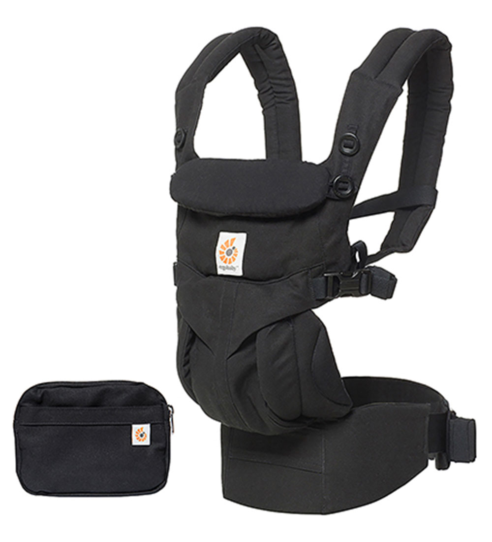 Ergobaby Babytrage - Omni 360 - Baumwolle - Rein Black - Ergobaby - 0-4 Jahre (56-104) - Babytragen von Ergobaby
