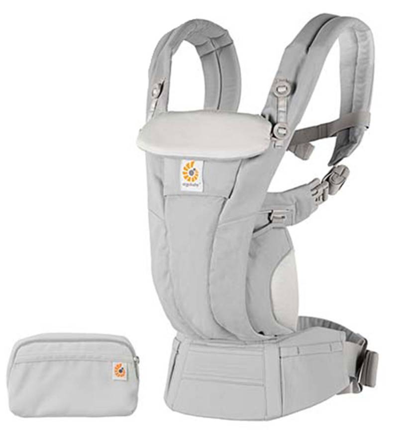 Ergobaby Babytrage - Omni Dream - SoftTouch Baumwolle - Pearl Gr - Ergobaby - 0-4 Jahre (56-104) - Babytragen von Ergobaby