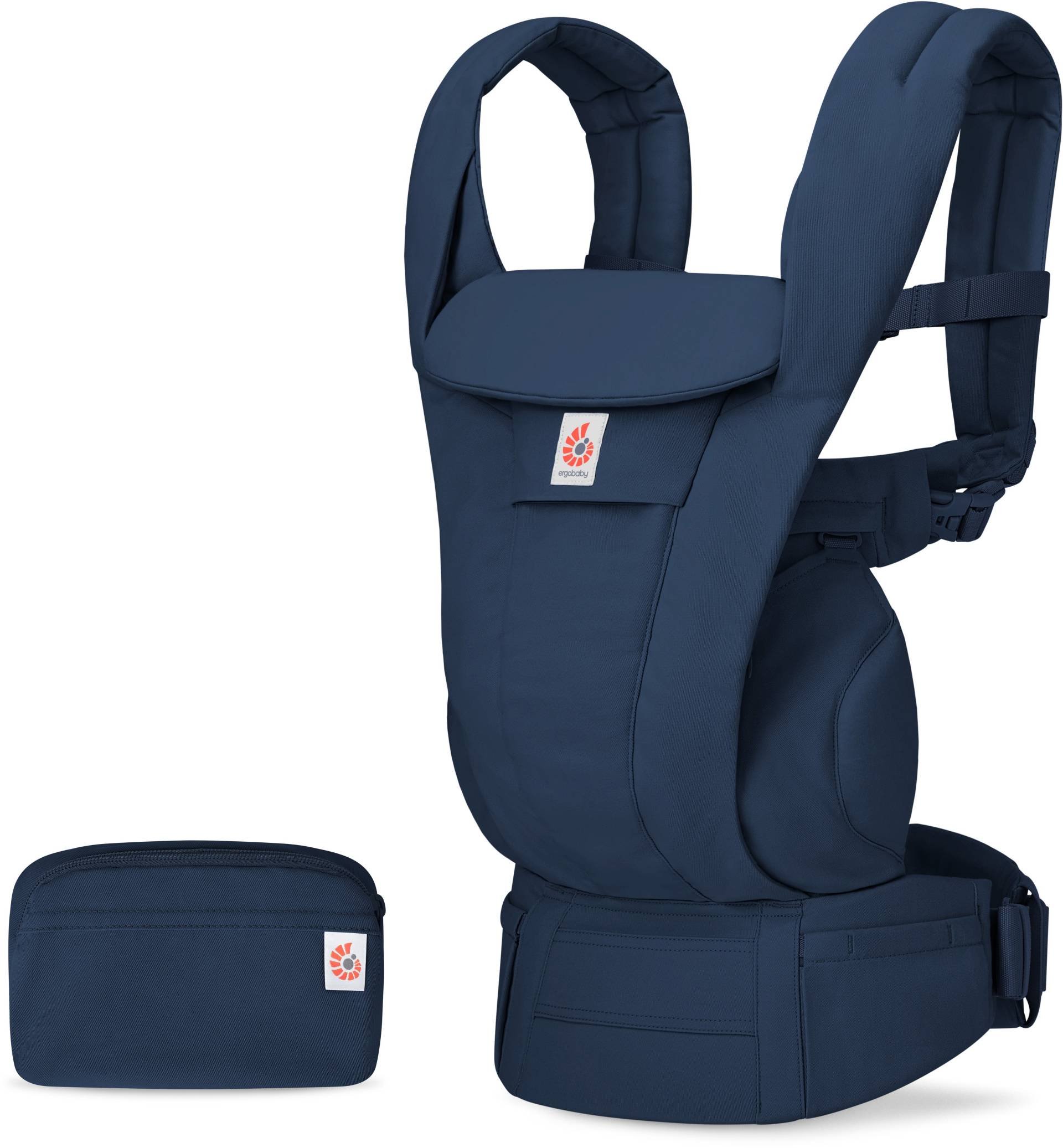 Ergobaby Omni Deluxe Babytrage Cotton, Midnight Blue von Ergobaby
