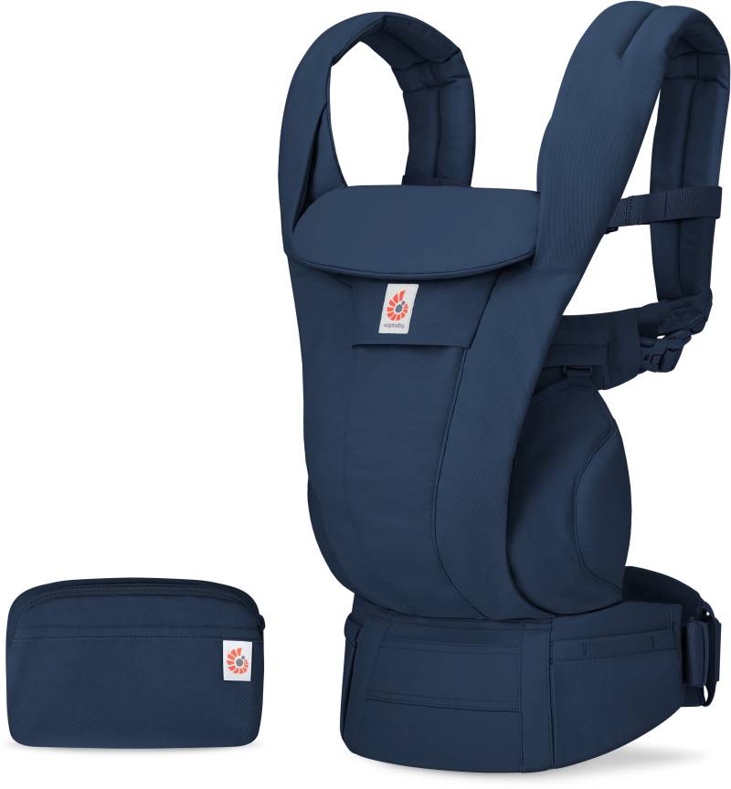 Ergobaby Omni Deluxe Babytrage Cotton, Midnight Blue von Ergobaby