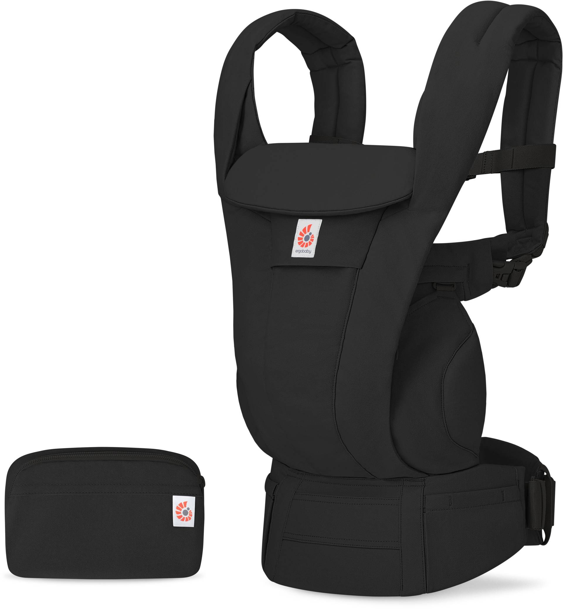 Ergobaby Omni Deluxe Babytrage Cotton, Onyx Black von Ergobaby