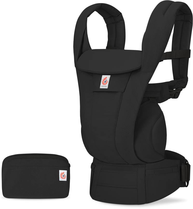 Ergobaby Omni Deluxe Babytrage Cotton, Onyx Black von Ergobaby