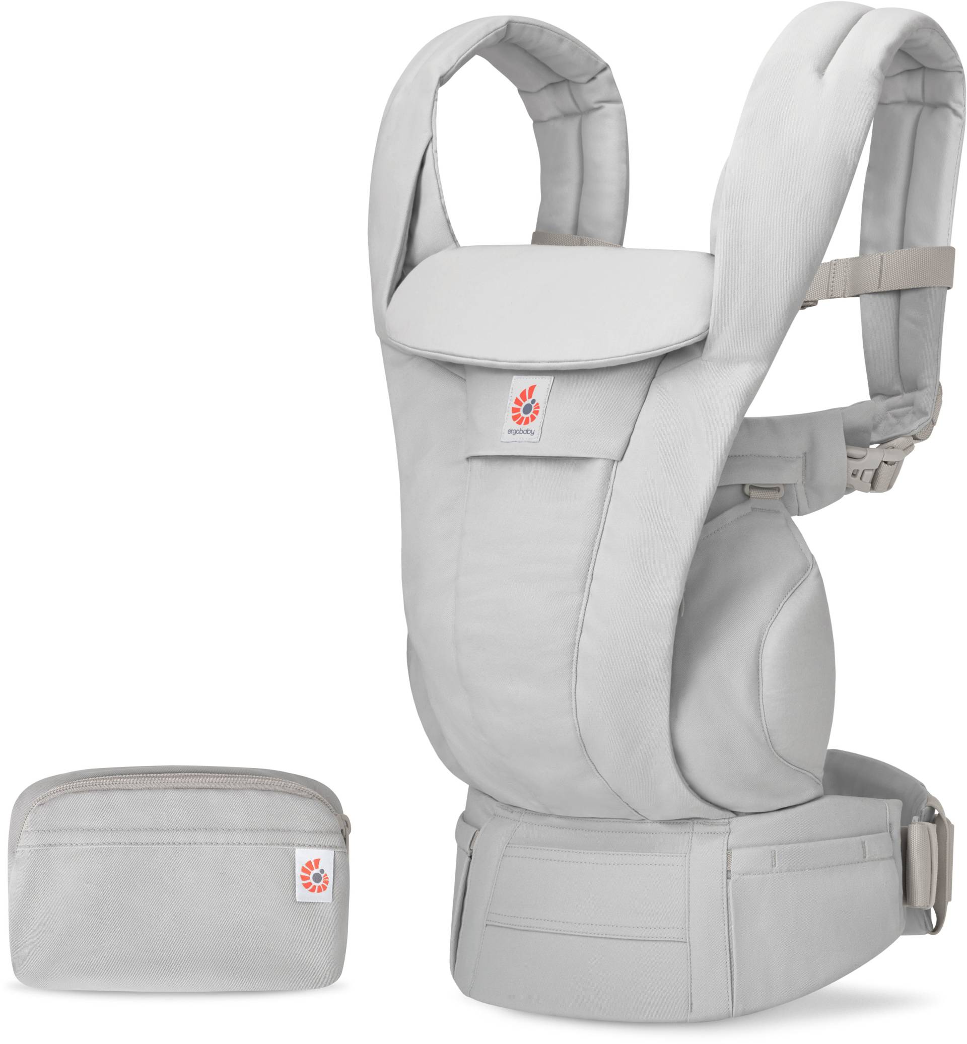 Ergobaby Omni Deluxe Babytrage Cotton, Pearl Grey von Ergobaby