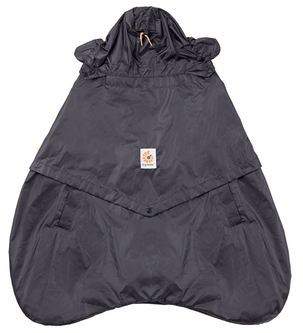 Ergobaby Regenschutz bis Babytrage - Rain & Wind - Kohle - Ergobaby - One Size - Regenschutz von Ergobaby