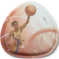 ERGOBAG 00292-10004-10 Glow in the Dark Klettie Basketball, mehrfarbig ERGOBAG 00292-10004-10 Glow in the Dark Klettie Basketball, mehrfarbig von Ergobag