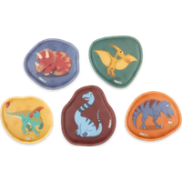 ERGOBAG 00819-00028-10 Kontur Kletties-Set Urzeit, mehrfarbig, 5 Stück von Ergobag