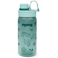 ERGOBAG 00828-20191-10 Trinkflasche Pferde, Türkis von Ergobag