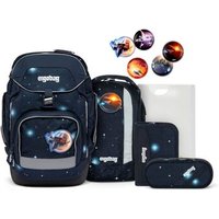ERGOBAG 01033-900L9-10 pack Schulrucksack-Set GALAXY GLOW KoBärnikus, 6-teilig von Ergobag