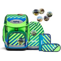 ERGOBAG 01038-90161-10 cubo Schulrucksack-Set NEO TruckBär, 5-teilig von Ergobag